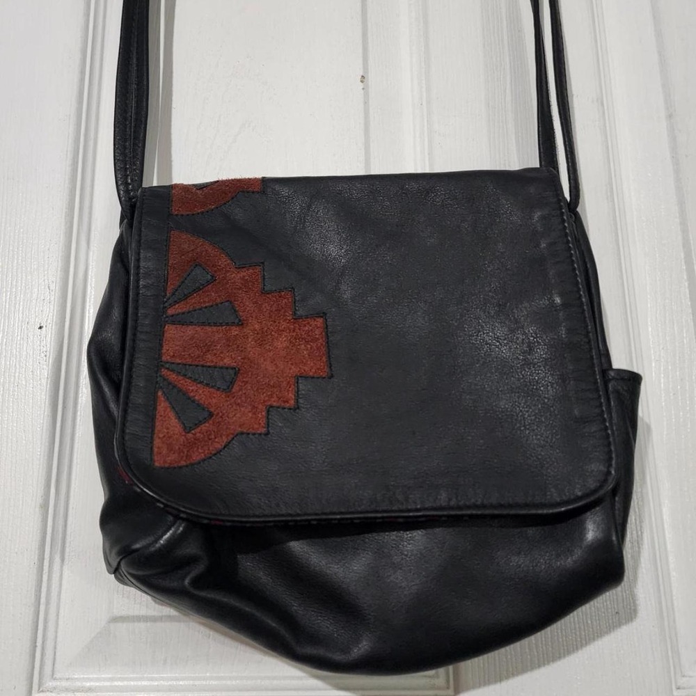 Vintage Black Handmade Leather Bag